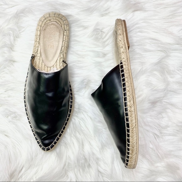 RAYE x Revolve Black Domino Pointed Toe Slide Mule - Picture 4 of 6